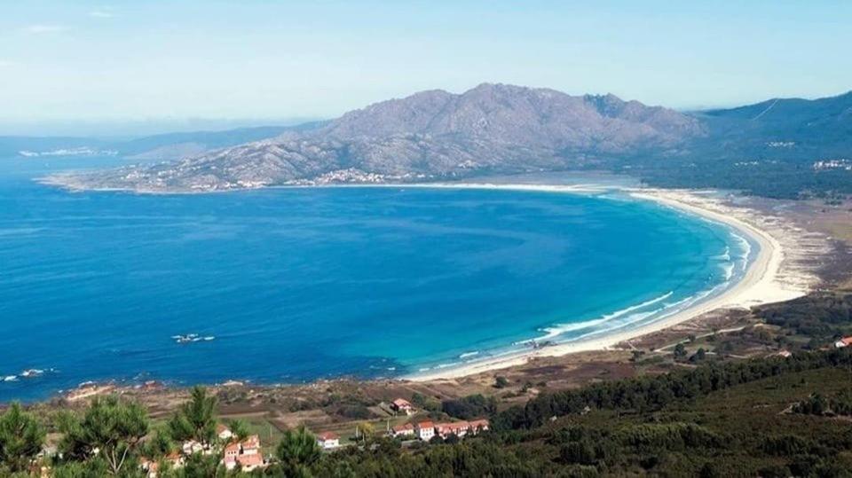 Villa La Casita Alere en Playa Carnota con patio y barbacoa Exterior foto